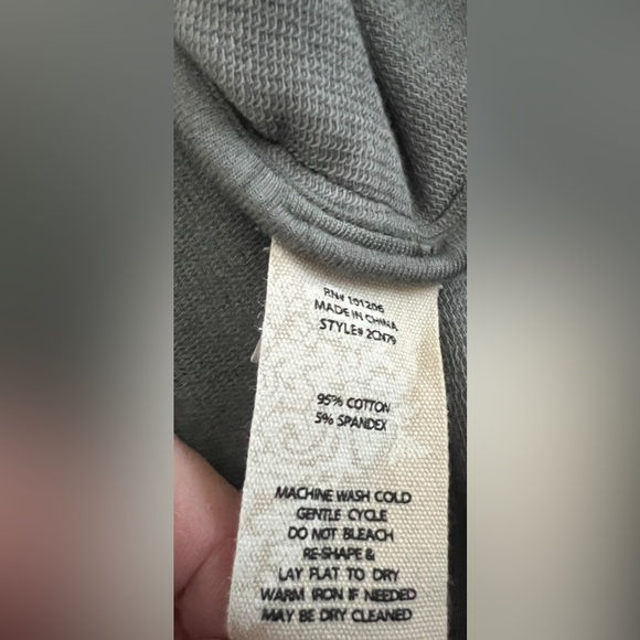 SOFT SURROUNDINGS Pressley Burnished Topper Jacket In Washed Gray Size Large - Picture 9 of 9